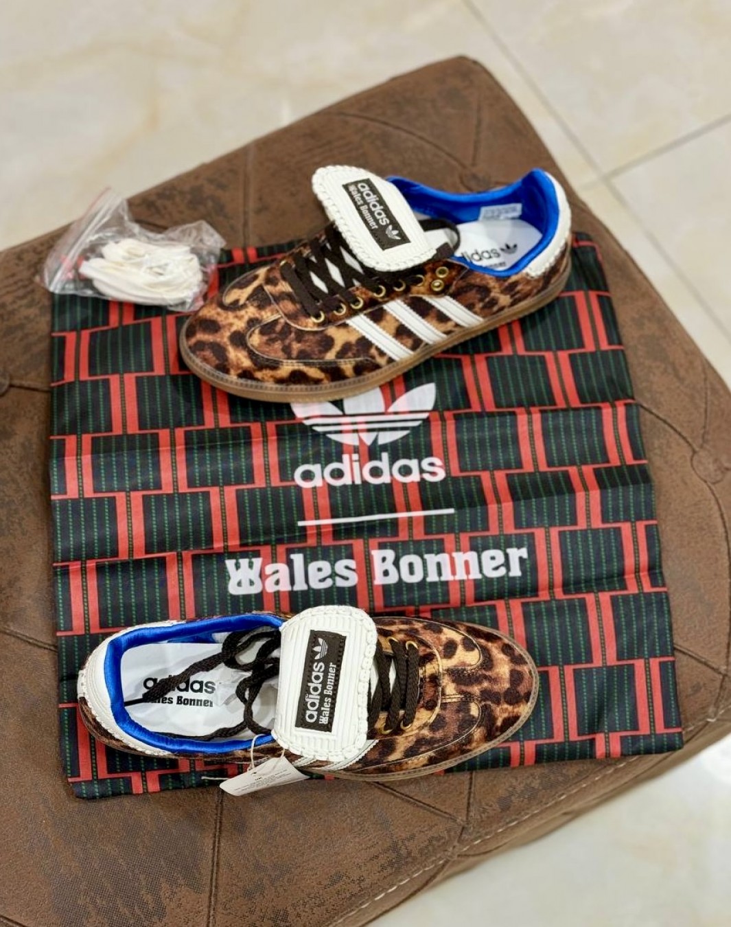 آدیداس سامبا ویلز بونر پلنگی ||  Adidas Samba Wales Bonner Leopard (کد ۴۳۱)