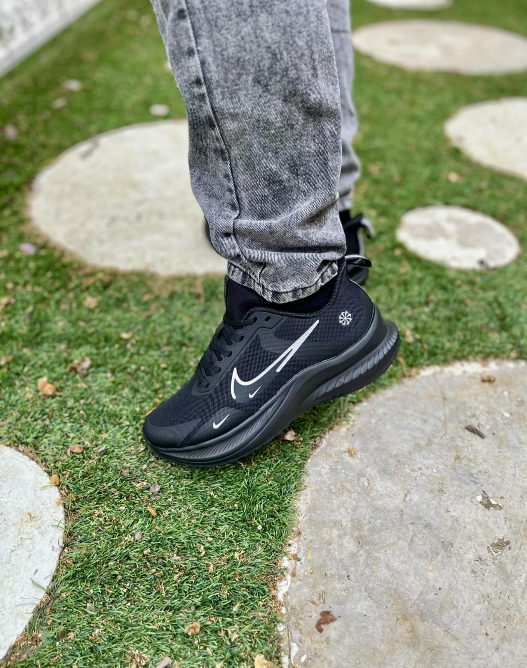 نایکی ایر زوم فلاور مشکی || Nike Air Zoom Flower Black (کد 452)