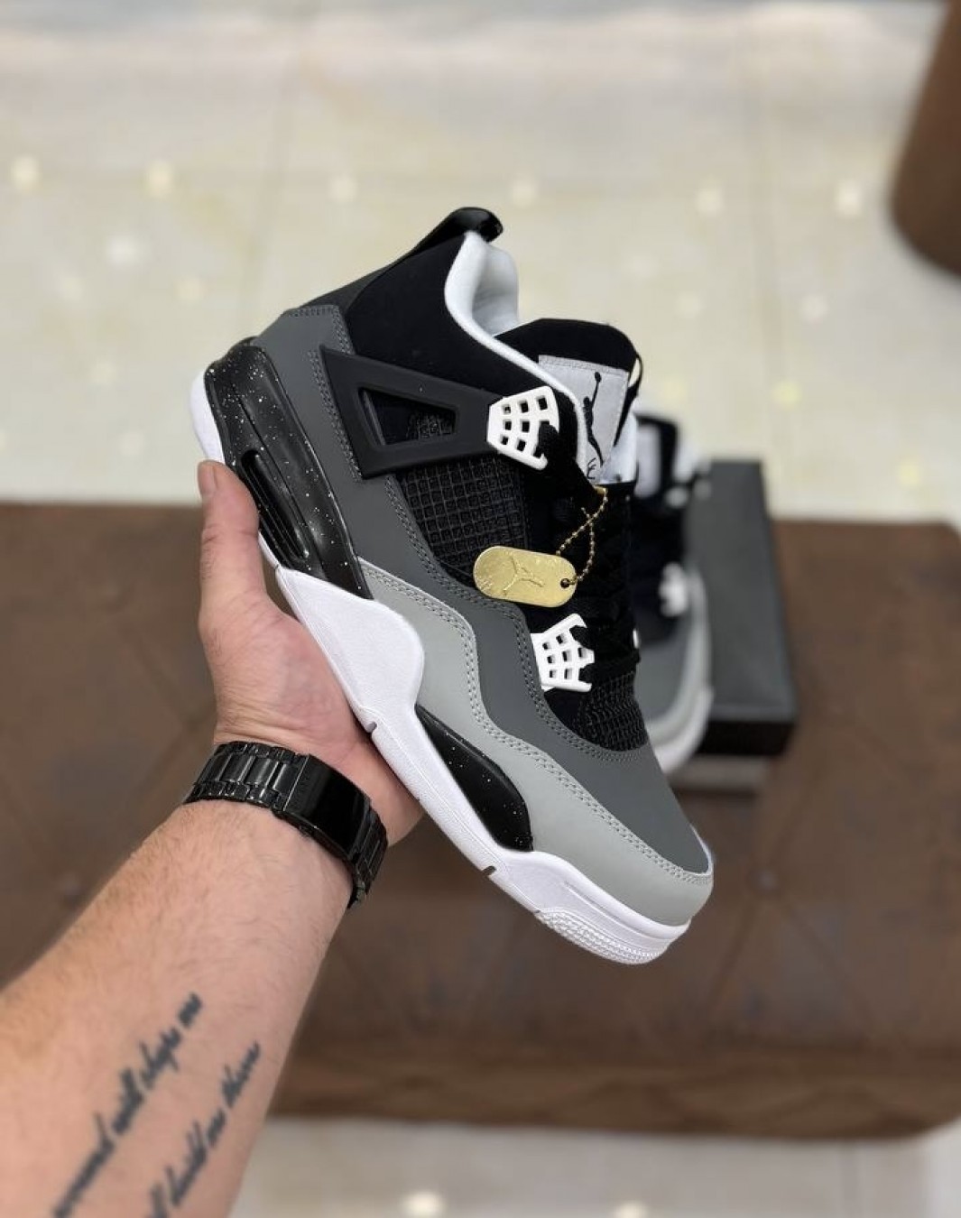 نایکی جردن رترو 4 فیر پک || Nike Jordan Retro 4 Fear Pack (کد 241)