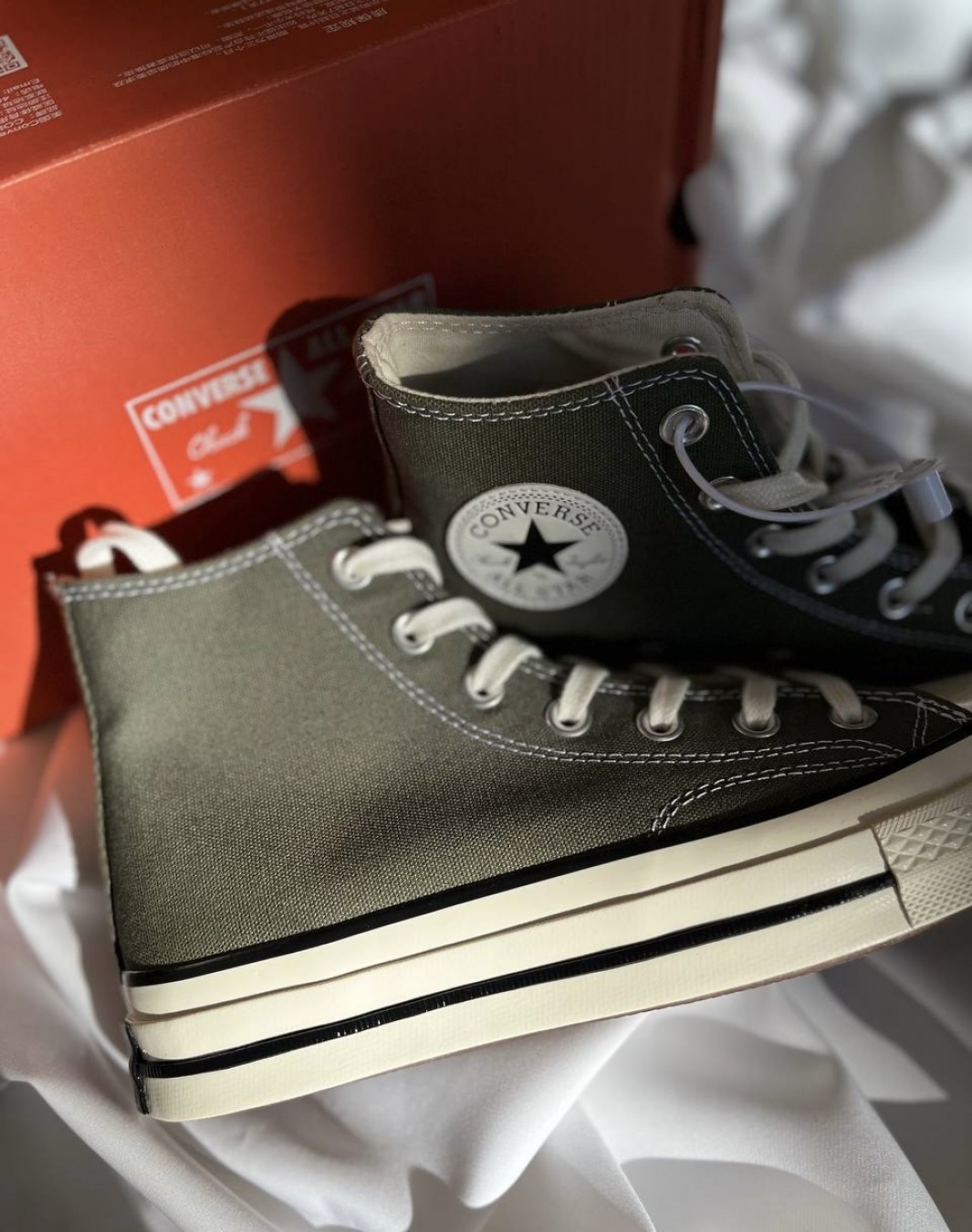 کانورس آل استار ۱۹۷۰ سبز زیتونی || Converse All Star 1970 Olive (کد ۳۰۴)