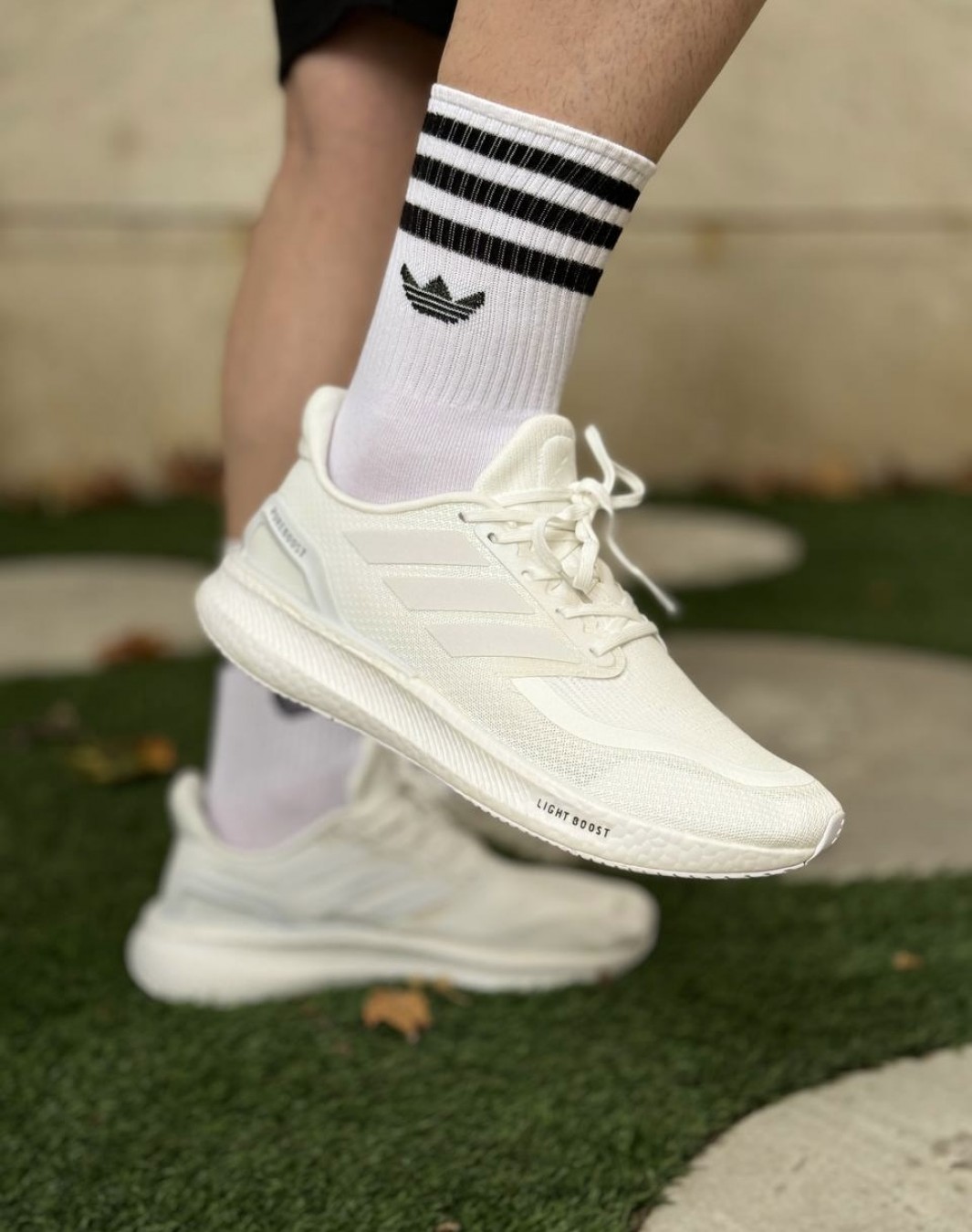 آدیداس پیور بوست 5 سفید || Adidas Pure Boost 5 White (کد ۴۶۷)