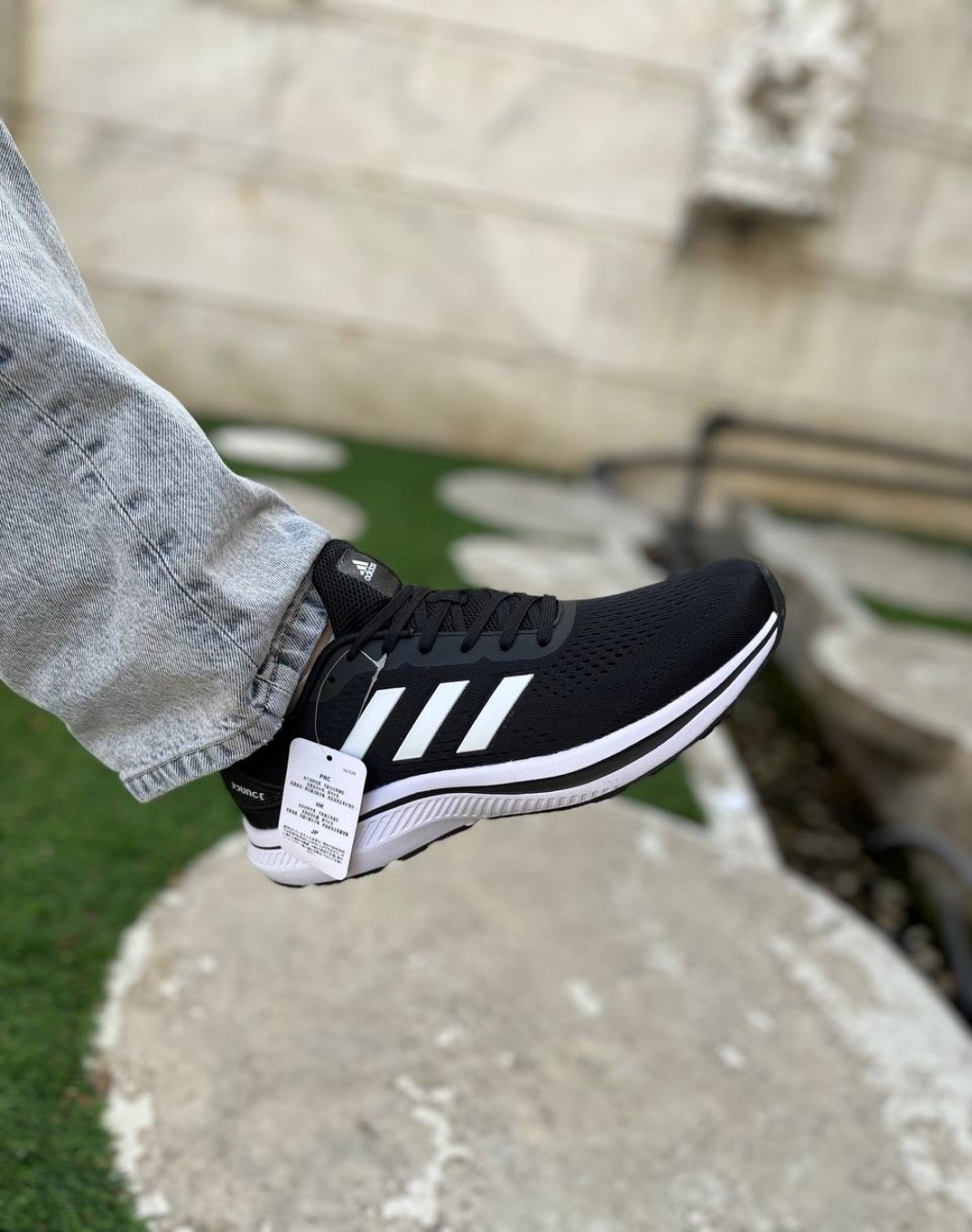 آدیداس بونس مشکی سفید || Adidas Bounce Black White (کد ۴۸۸)