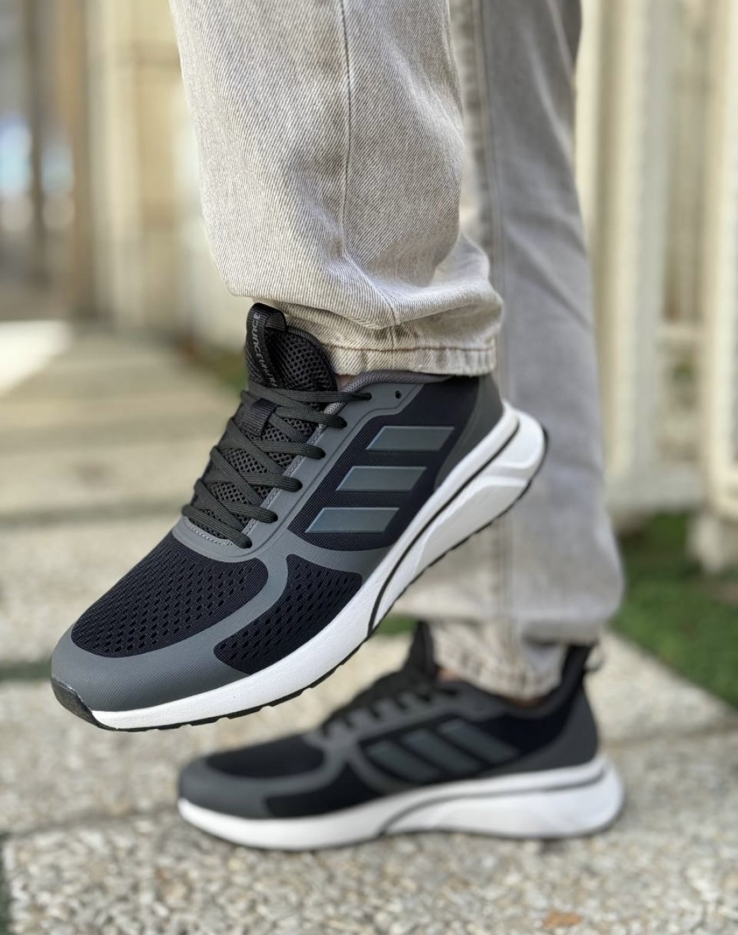 آدیداس آلفابونس TND مشکی طوسی || Adidas Alphabounce TND ( کد 139)