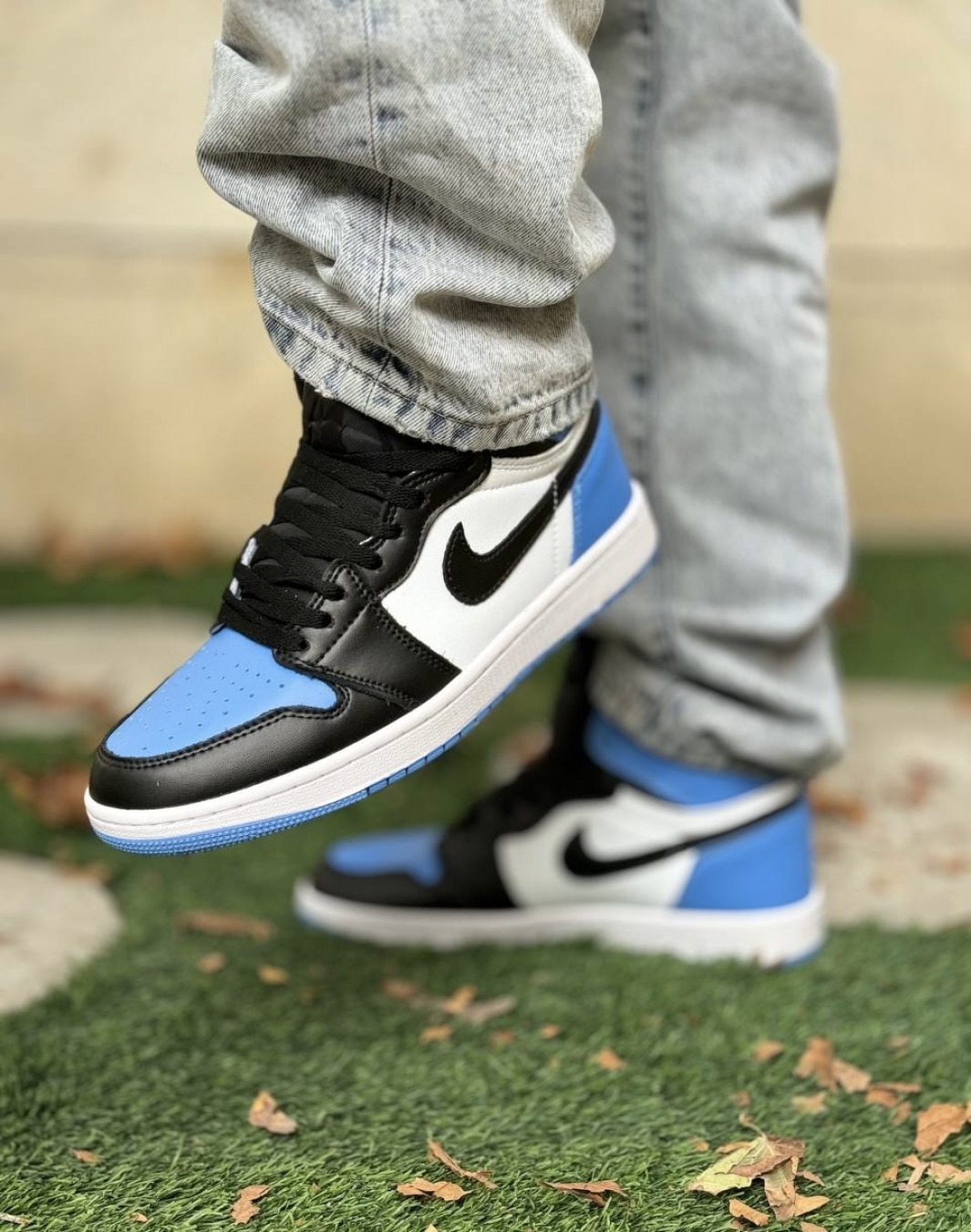 نایکی ایر جردن 1 ساقدار یونیورسیتی بلو || Nike Air Jordan 1 High OG University Blue (کد ۴۸۰)