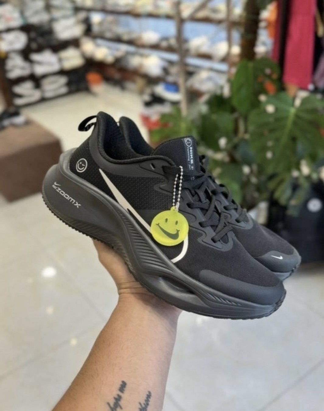 نایکی زوم ایکس لبخند مشکی || Nike Zoom X Smiley Black (کد ۳۱۹)