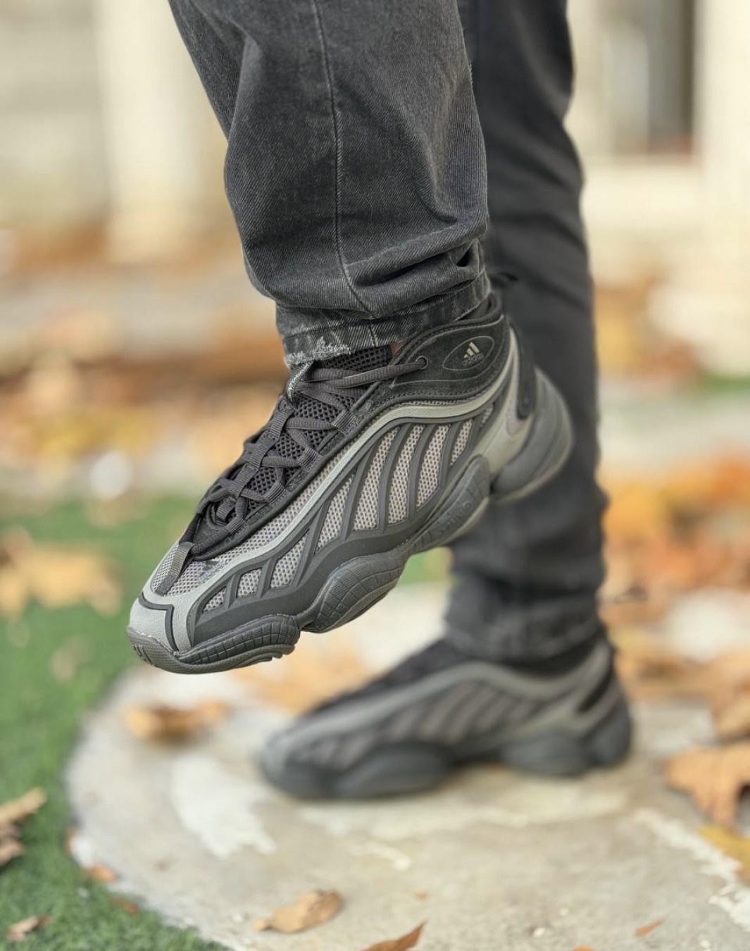 آدیداس یزی ۵۰۰ پرو خاکستری مشکی || Adidas YEZZY 500 Pro Black Grey (کد ۵۲۲)