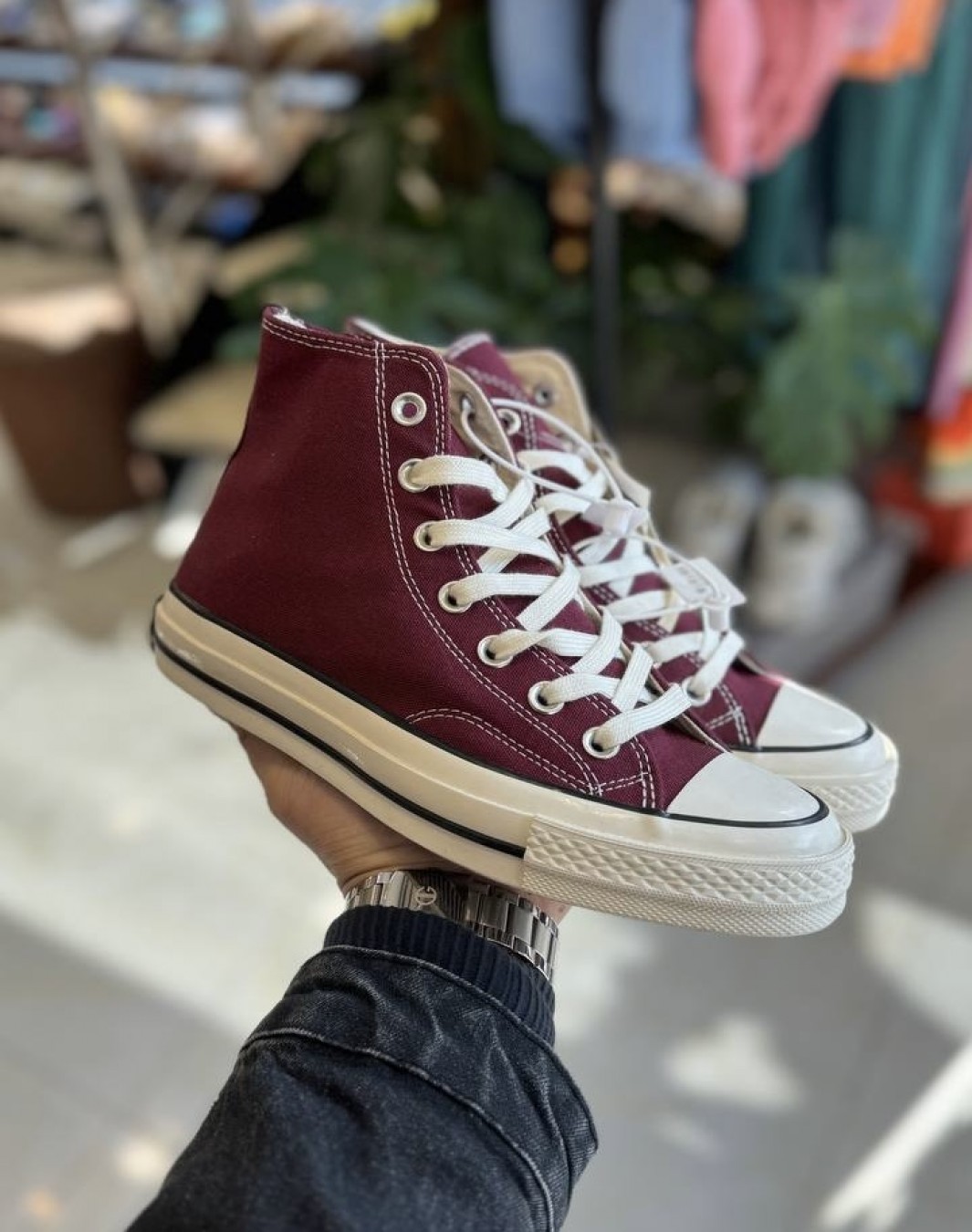 کانورس آل استار ۱۹۷۰ زرشکی || Converse All Star 1970 Dark Red (کد ۵۳۲)