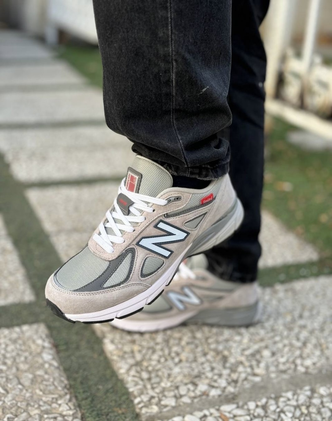 نیوبالانس ۹۹۰ جی ال ۴ طوسی || New Balance 990 GL4 Cool Gray (کد ۳۰۷)