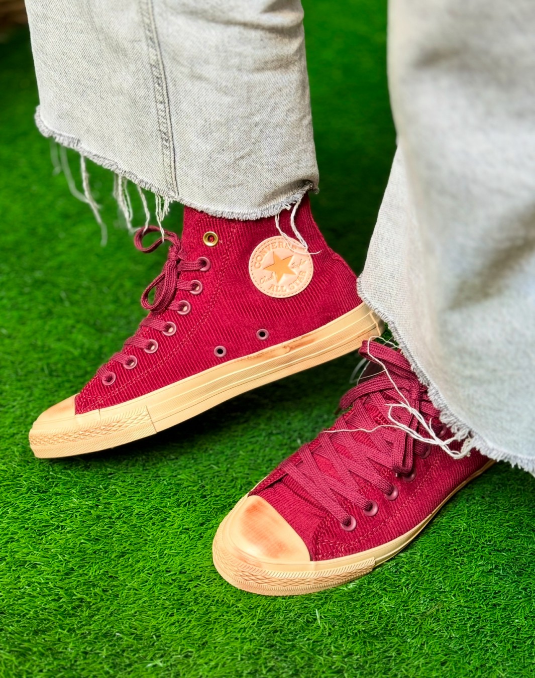 کانورس آل استار چاک تیلور ونکا شرابی || Wonka Converse Chuck Taylor All Star Deep Burgundy (کد ۵۲۹)