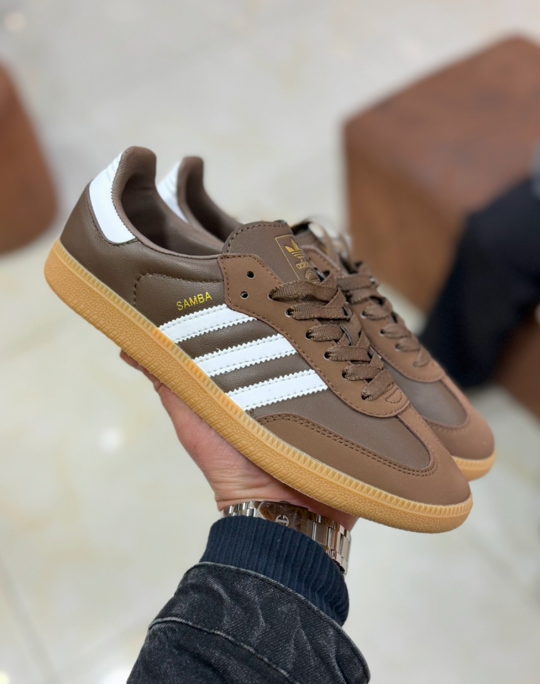 آدیداس سامبا او جی قهوه ای || Adidas Samba OG Brown (کد ۵۳۰)