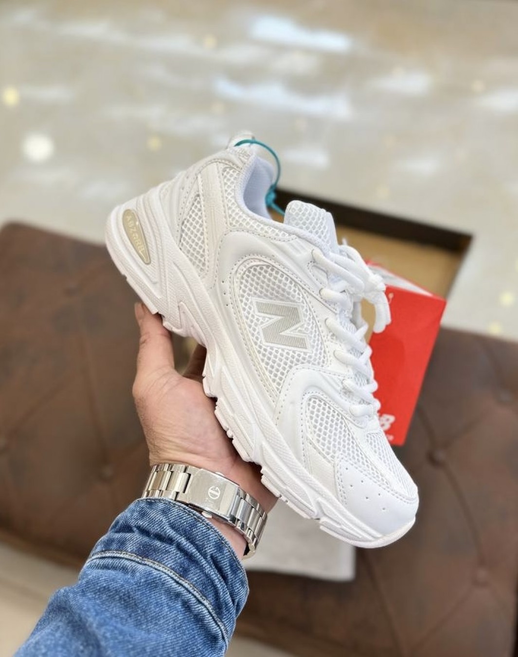 نیوبالانس 530 سفید || New Balance 530 White (کد ۵۷۱)