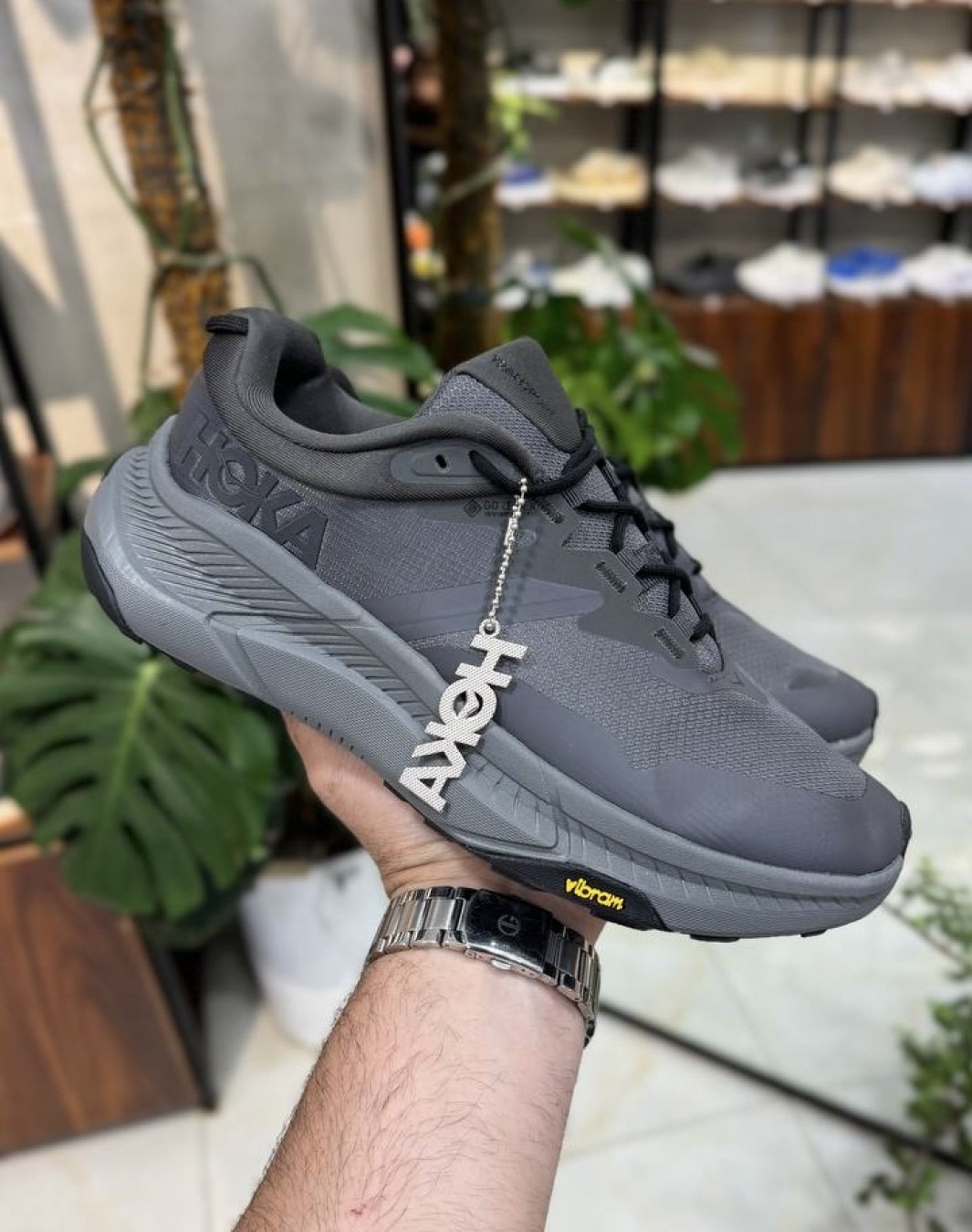 هوکا ترنسپورت گورتکس خاکستری || Hoka One One Transport GTX Gray (کد ۶۱۶)