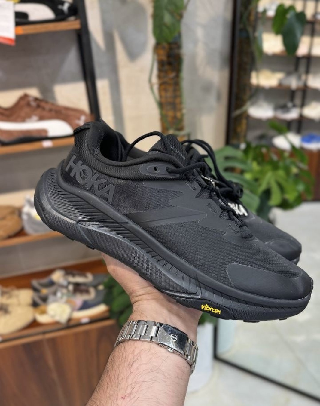هوکا ترنسپورت گورتکس مشکی || Hoka One One Transport GTX Black (کد ۶۱۴)