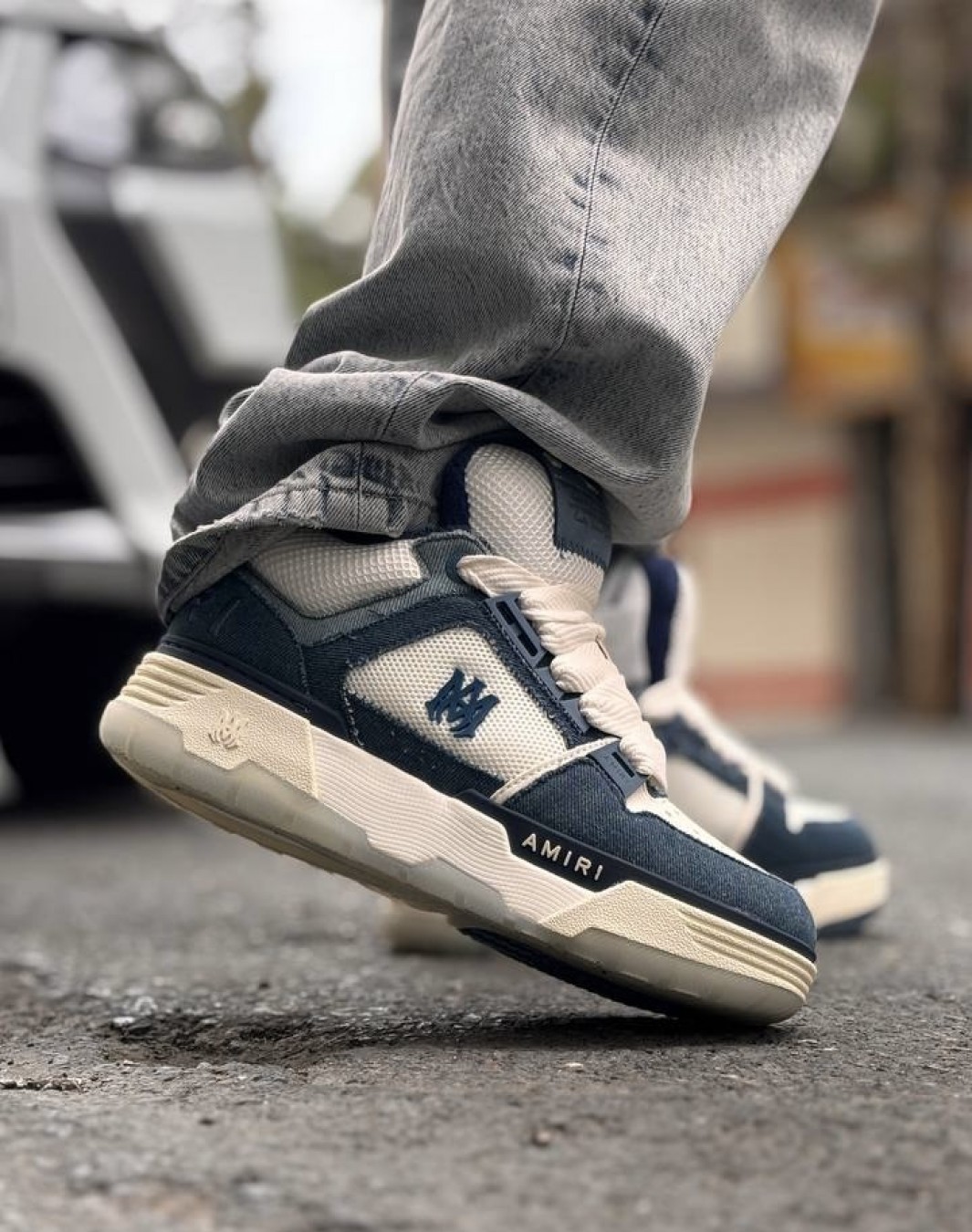 امیری وینتیج دنیم MA1 آبی || AMIRI Vintage Denim MA1 Blue (کد ۵۰۲)