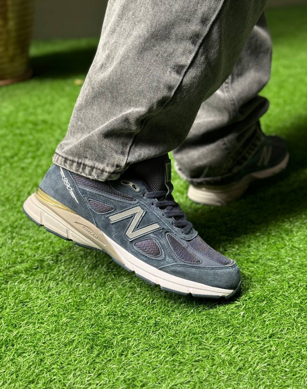 نیوبالانس ۹۹۰ جی ال ۴ سرمه ای || New Balance 990 GL 4 Navy (کد ۳۱۱)