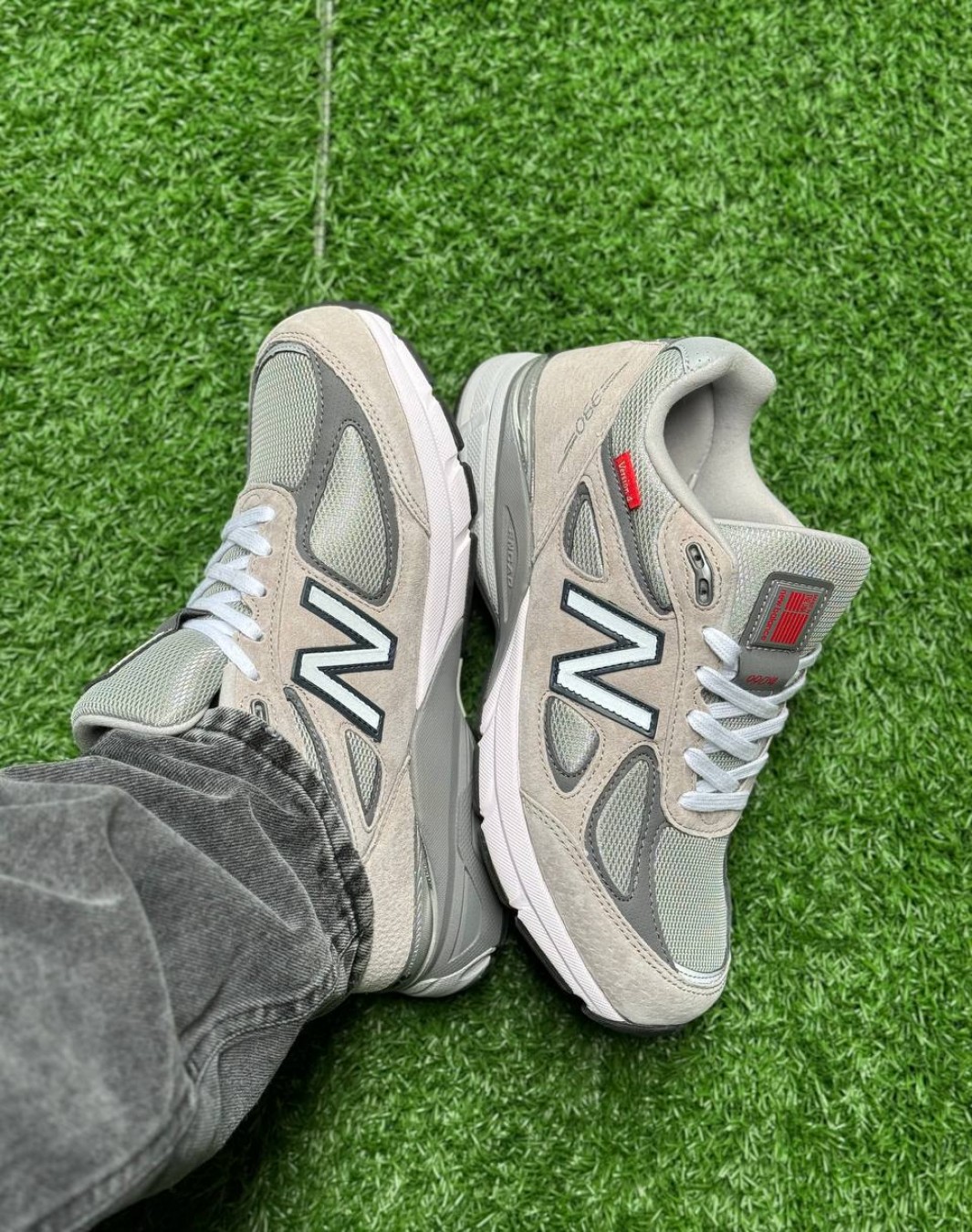 نیوبالانس ۹۹۰ جی ال ۴ طوسی || New Balance 990 GL4 Cool Gray (کد ۳۰۷)