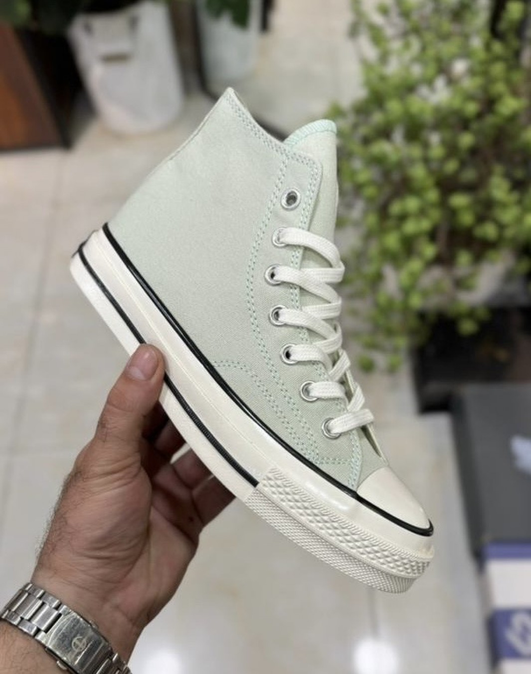 کانورس آل استار 1970 ساقدار سبز سدری || Converse All Star 1970 Sage Green (کد ۶۶۰)