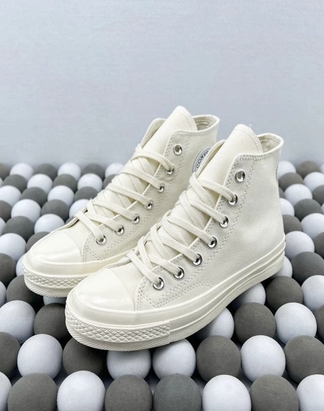 کانورس آل استار 1970 ساقدار شیری || Converse All Star 1970 Ivory (کد ۶۸۲)