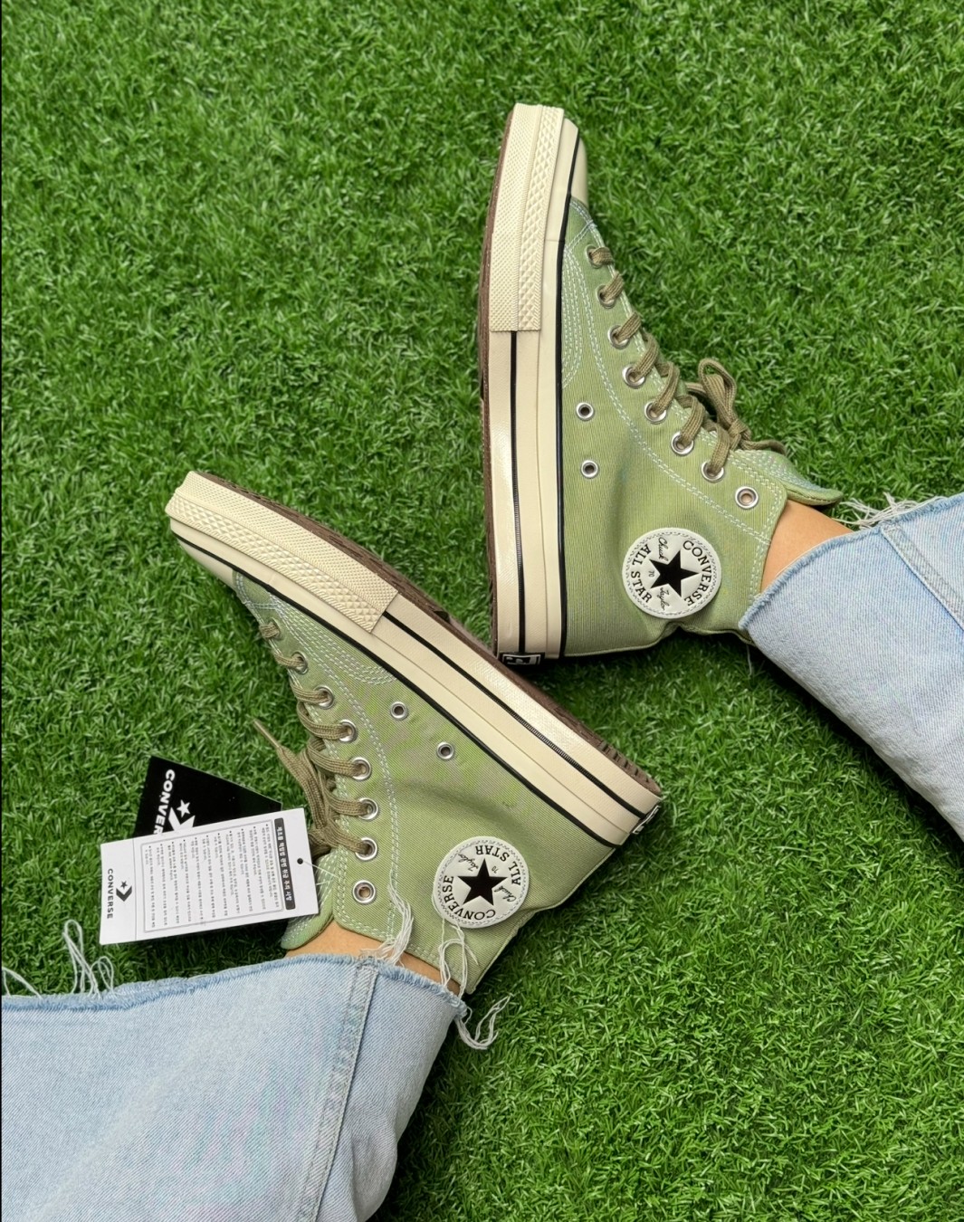 کانورس آل استار 1970 ساقدار سبز روشن