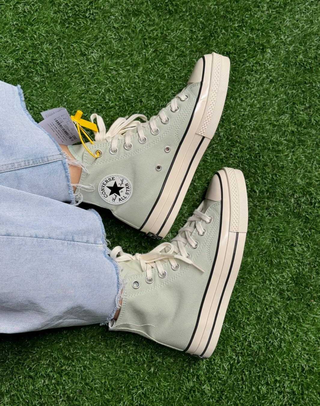 کانورس آل استار 1970 ساقدار سبز سدری || Converse All Star 1970 Sage Green (کد ۶۶۰)