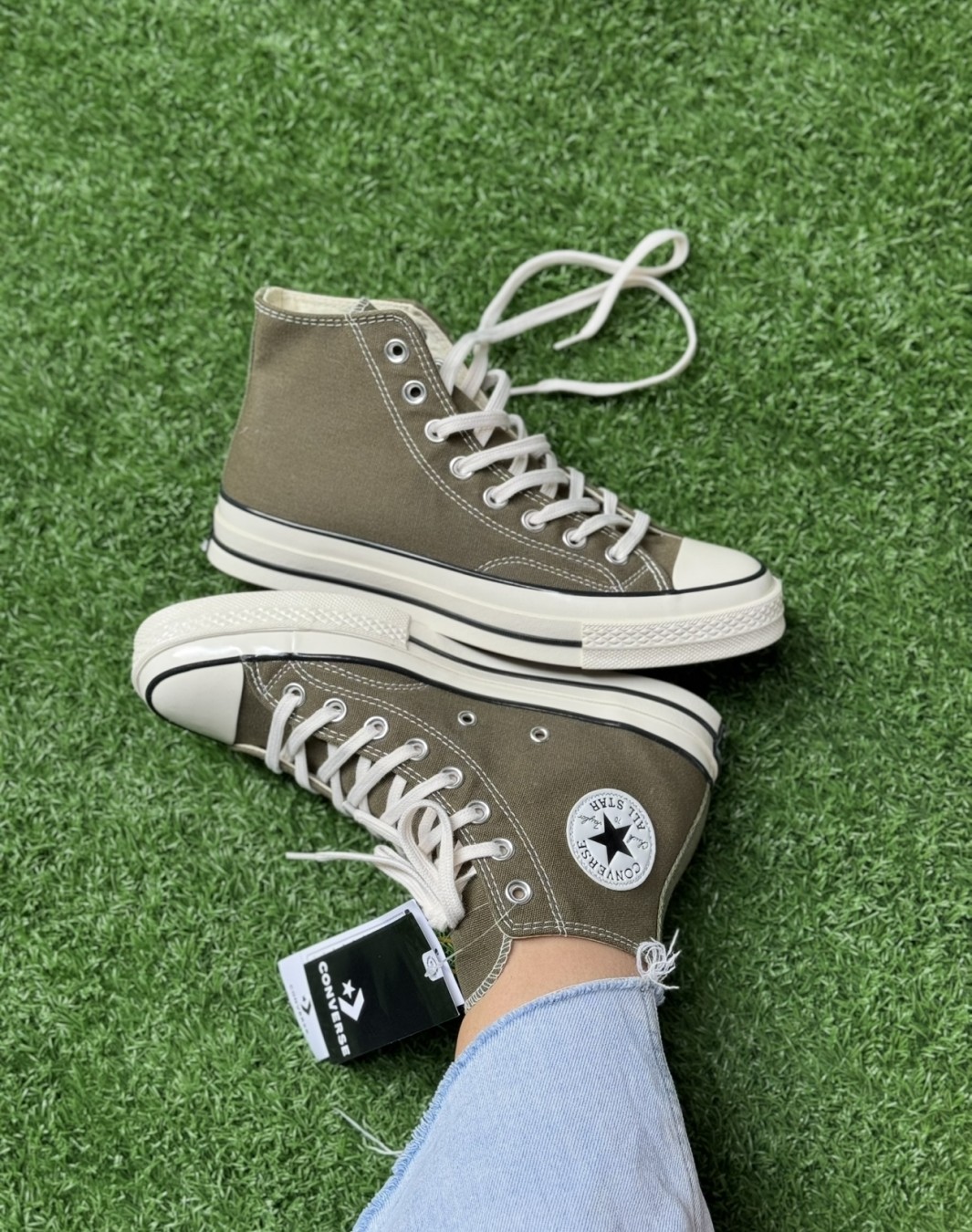 کانورس آل استار ۱۹۷۰ سبز زیتونی