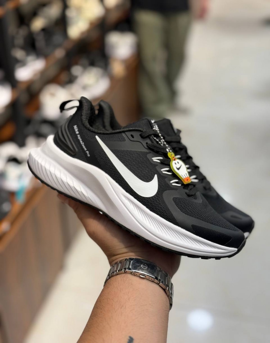 نایکی آلفا زوم پرو مشکی سفید || Nike Alpha Zoom Pro Black White (کد ۷۰۴)