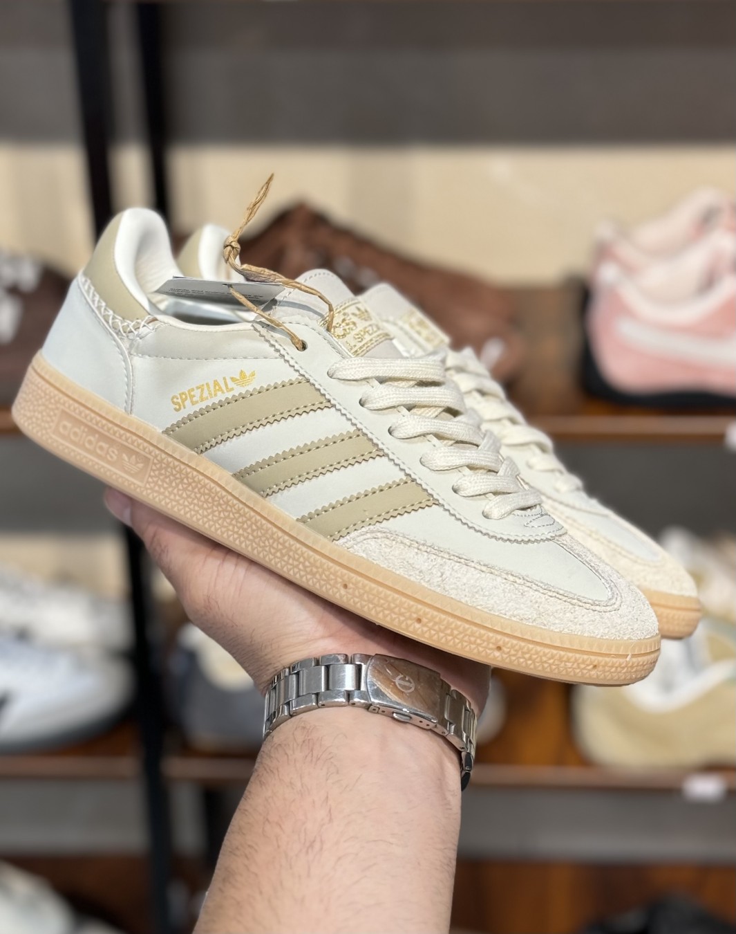 آدیداس اسپزیال کرم بژ || Adidas Spezial Wonder Beige (کد ۵۹۱)