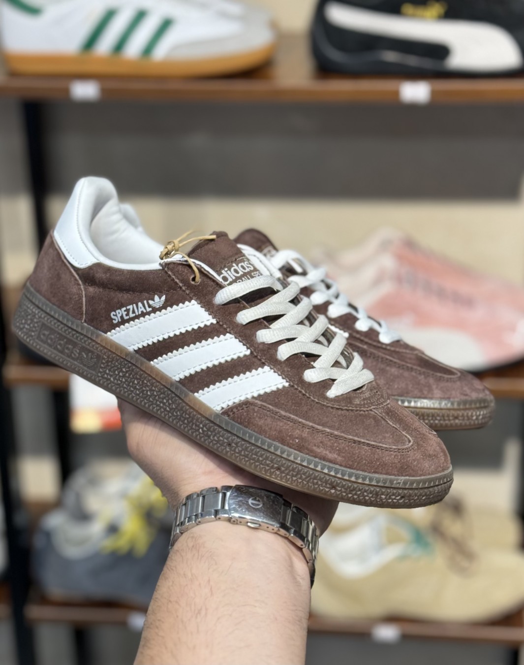 آدیداس اسپزیال قهوه ای تیره || Adidas Spezial Rich Brown (کد ۵۸۸)