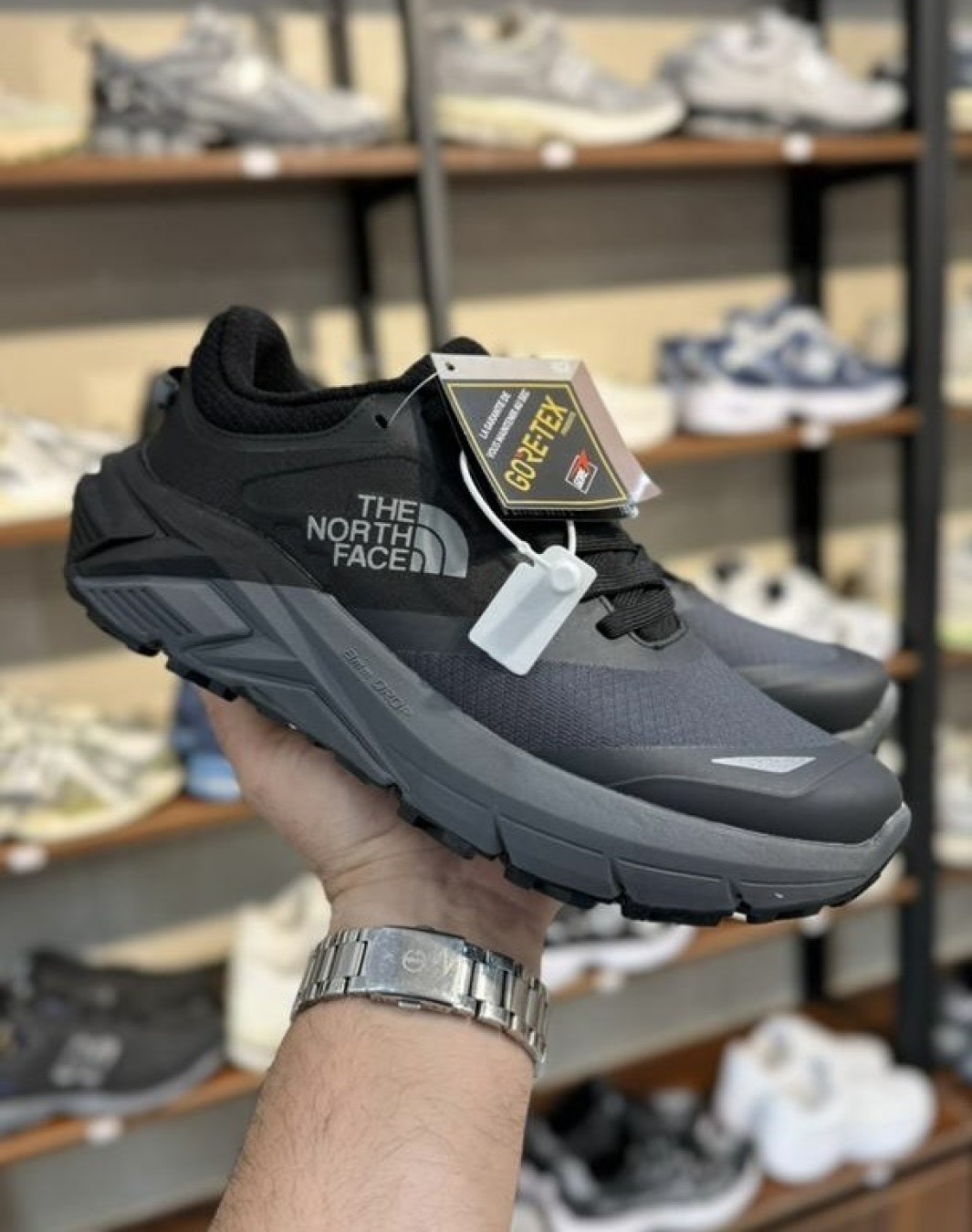 نورث فیس وکتیو گورتکس مشکی طوسی || The North Face VECTIV Gore-tex Black Grey (کد ۷۲۳)