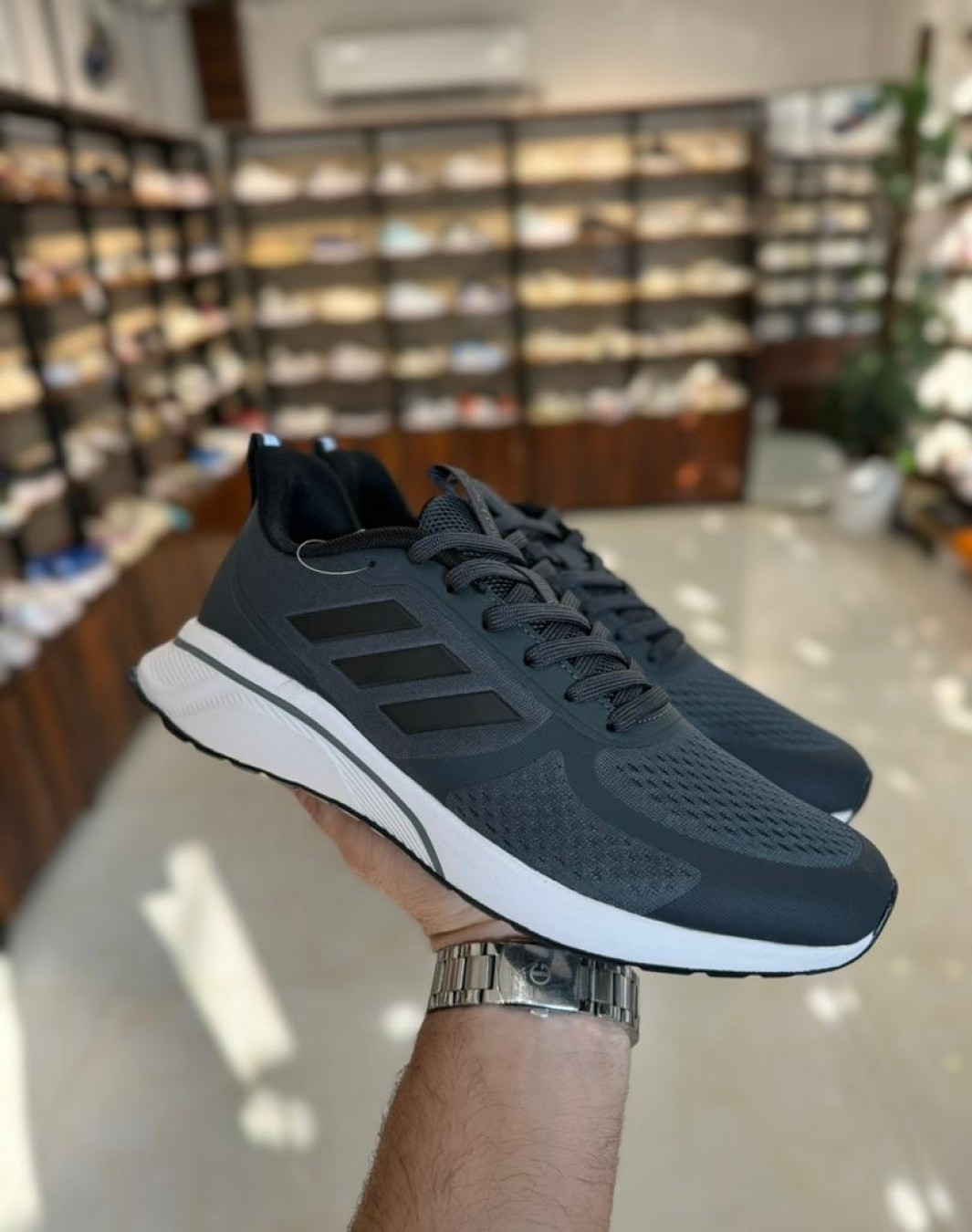 آدیداس آلفابونس TND خاکستری || Adidas Alphabounce TND Grey ( کد ۷۲۹)