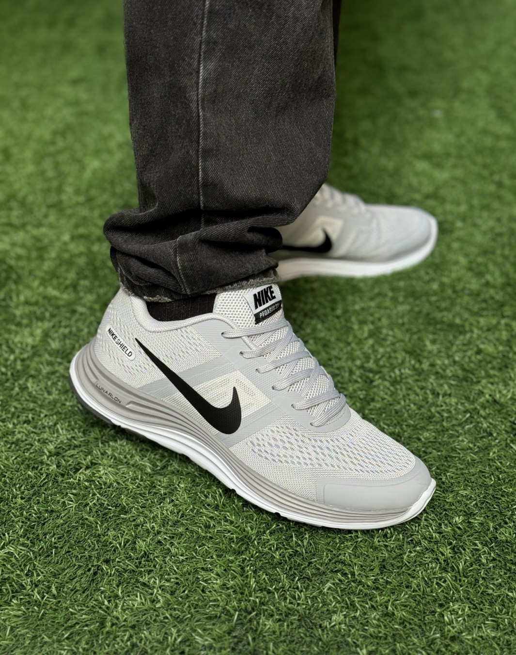 نایکی شیلد لونارلون طوسی || Nike Shield Lunarlon Gray (کد ۷۲۸)
