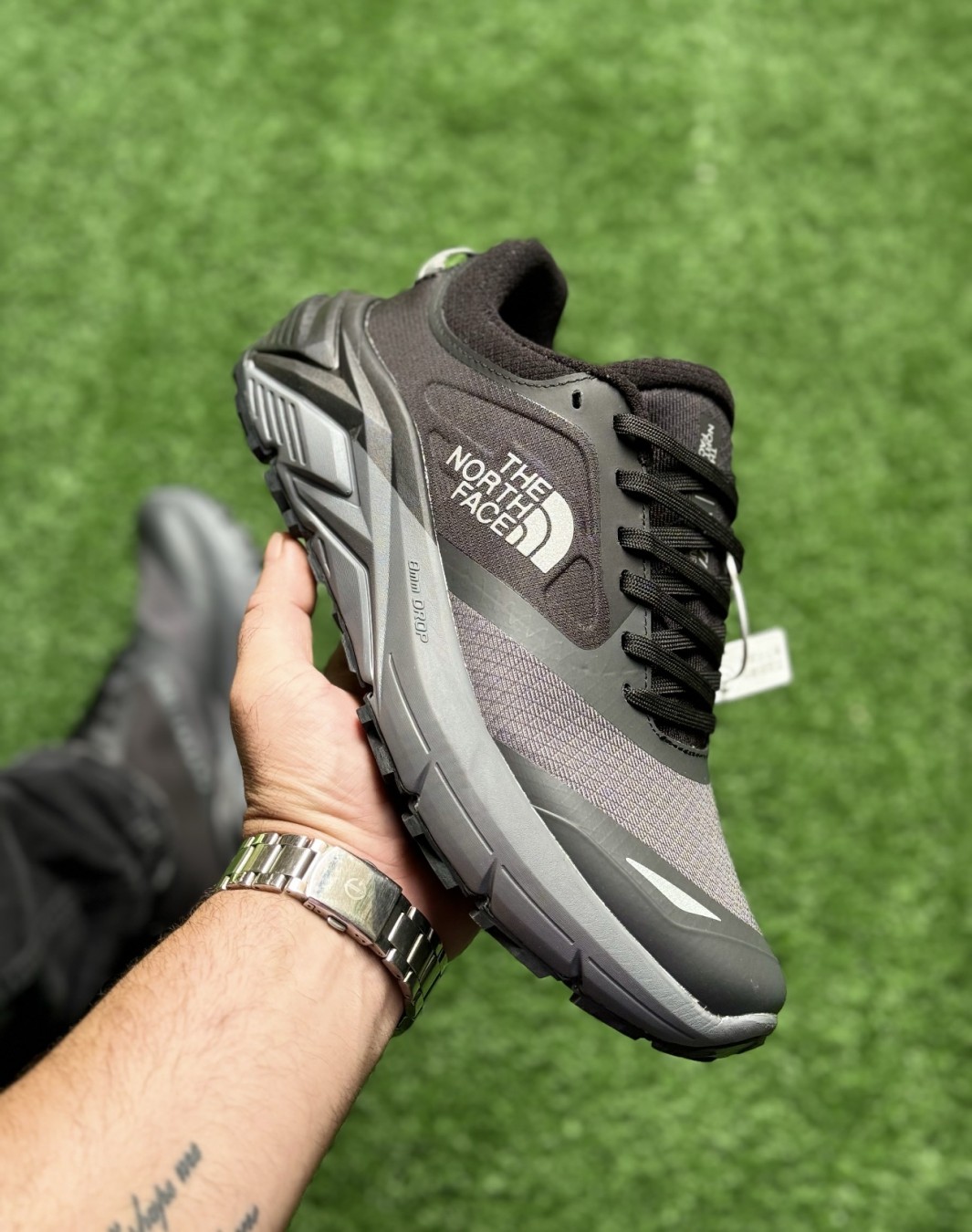 نورث فیس وکتیو گورتکس مشکی طوسی