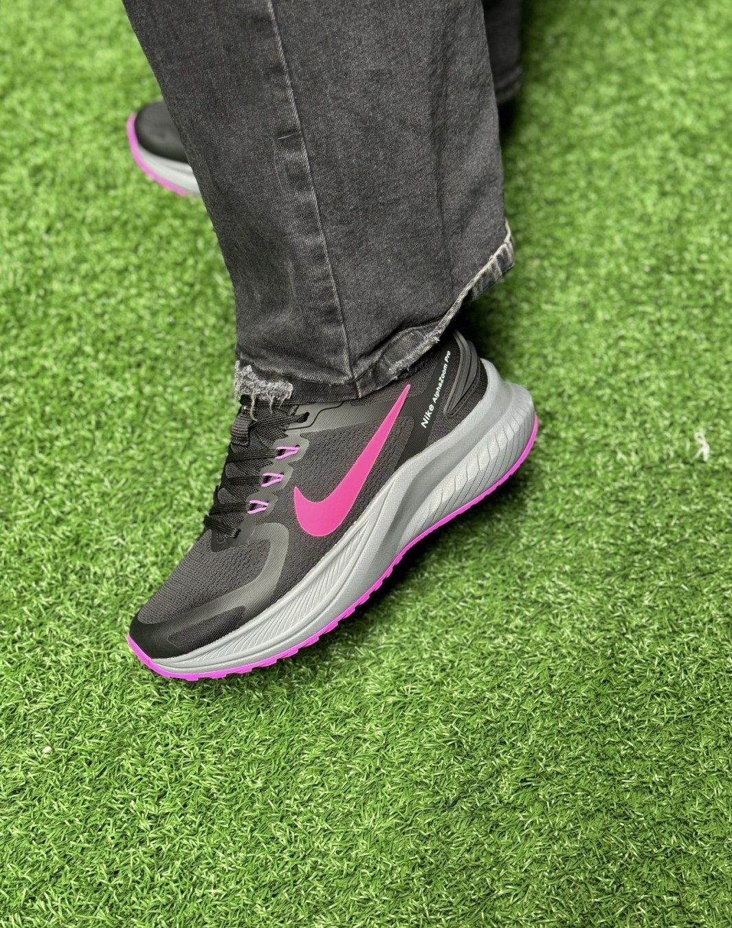 نایکی آلفا زوم پرو مشکی سرخابی || Nike Alpha Zoom Pro Black Pink (کد ۷۰۳)