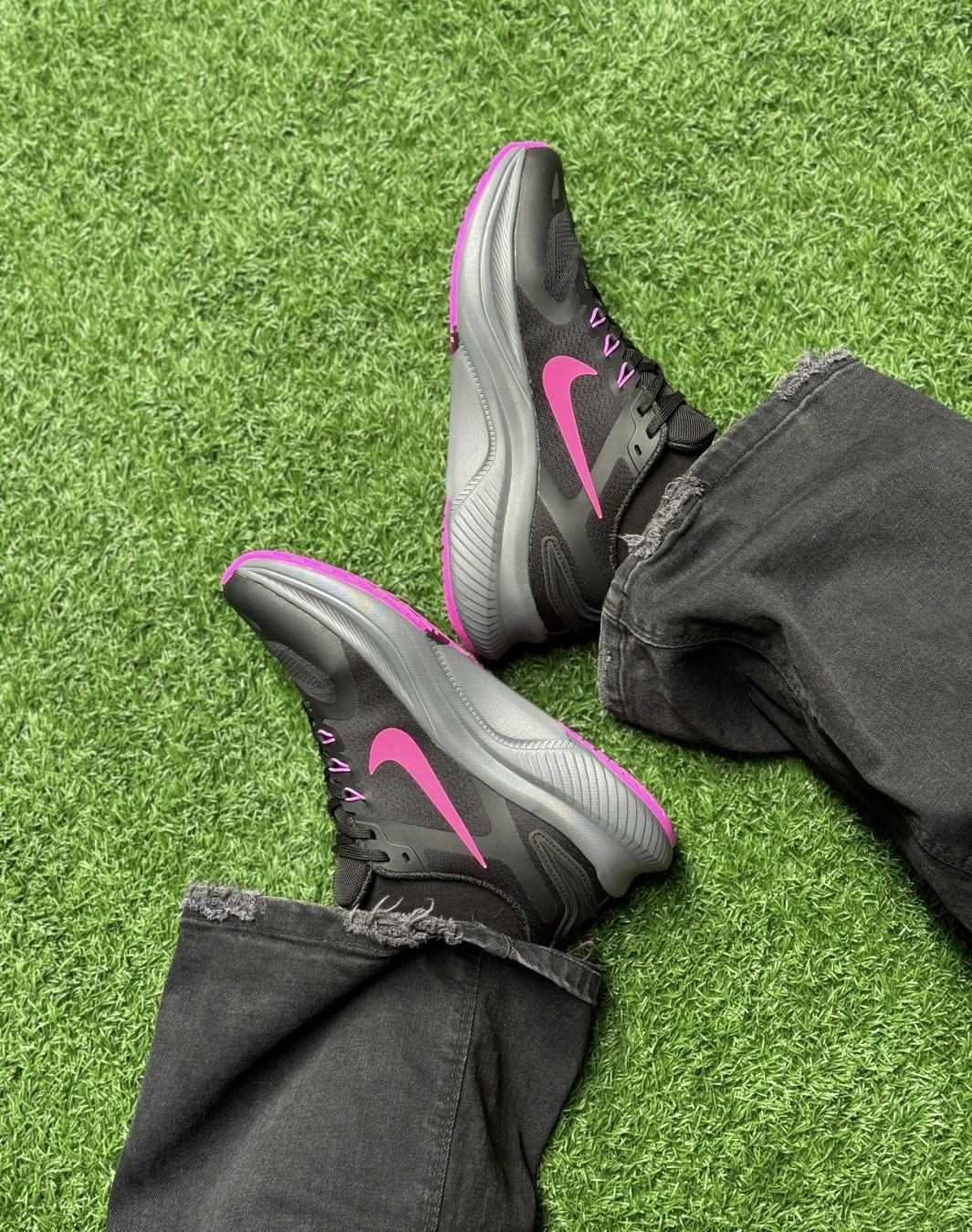 نایکی آلفا زوم پرو مشکی سرخابی