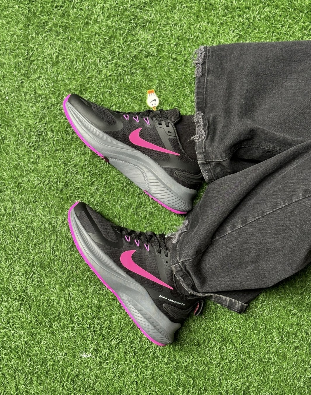 نایکی آلفا زوم پرو مشکی سرخابی