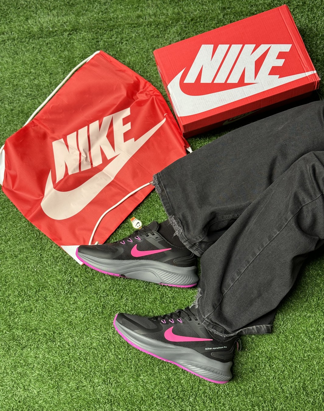 نایکی آلفا زوم پرو مشکی سرخابی