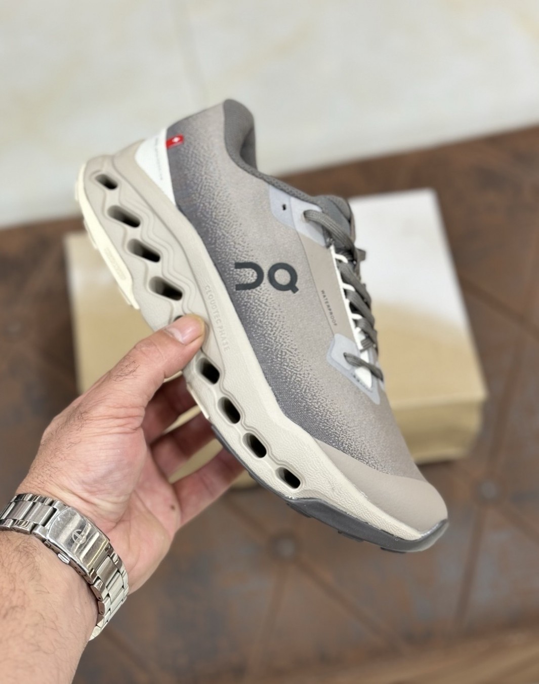 آن رانینگ کلودسرفر تریل ۲ خاکی || On Running Cloudsurfer Trail 2 WP Cinder Desert (کد ۷۴۵)