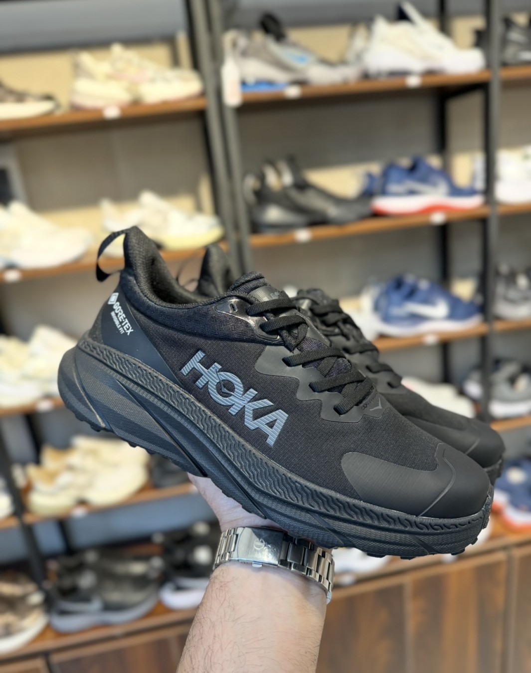 هوکا چلنجر ۷ گورتکس مشکی || Hoka Challenger ATR 7 GoreTex Black (کد ۷۵۱)
