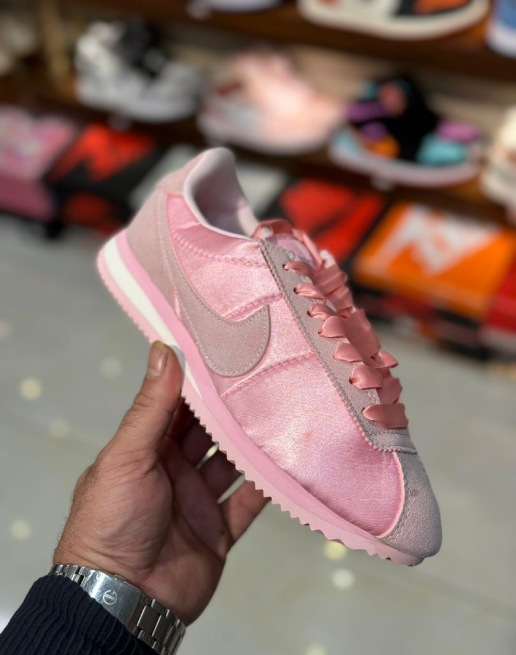 نایکی کورتز صورتی ملایم || Nike Cortez Soft Pink (کد ۷۵۶)