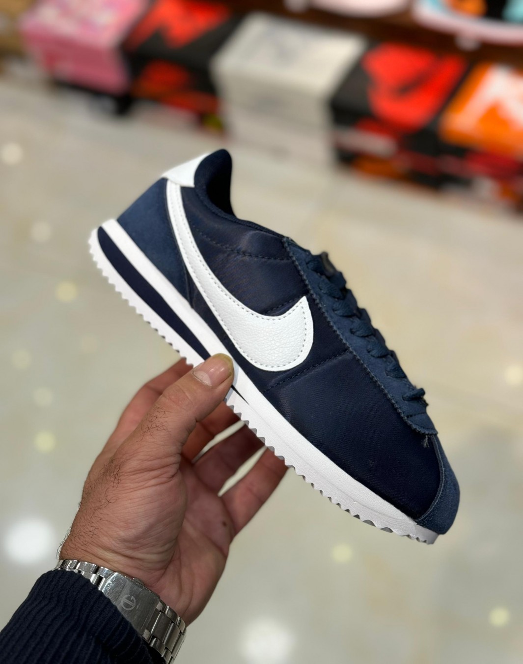 نایکی کورتز سرمه ای || Nike Cortez Navy (کد ۷۵۹)