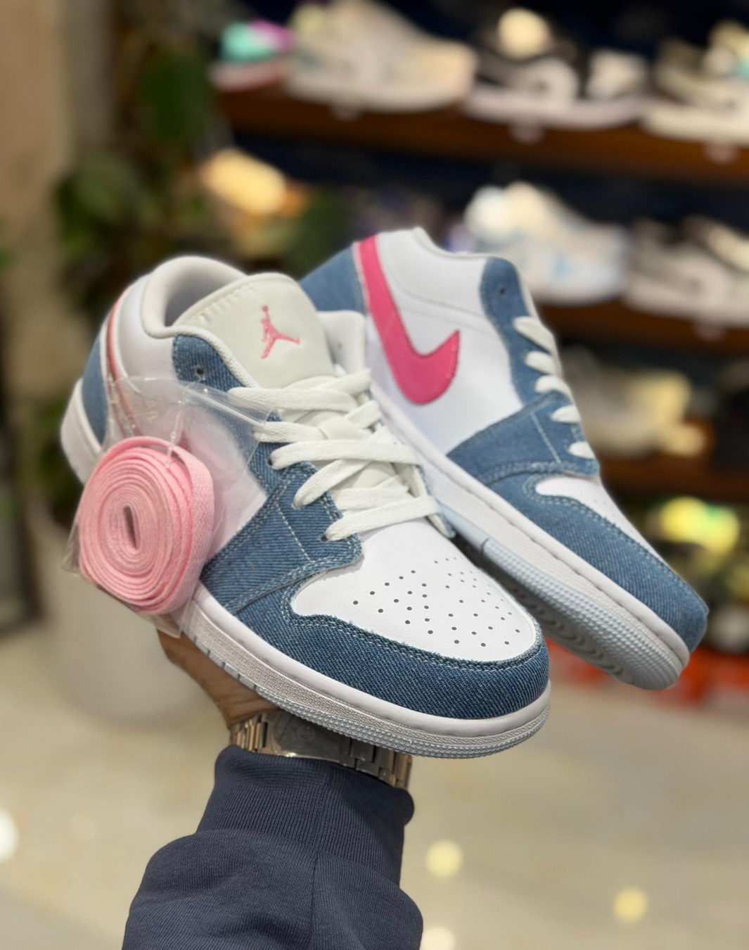 نایکی ایر جردن 1 بدون ساق دنیم