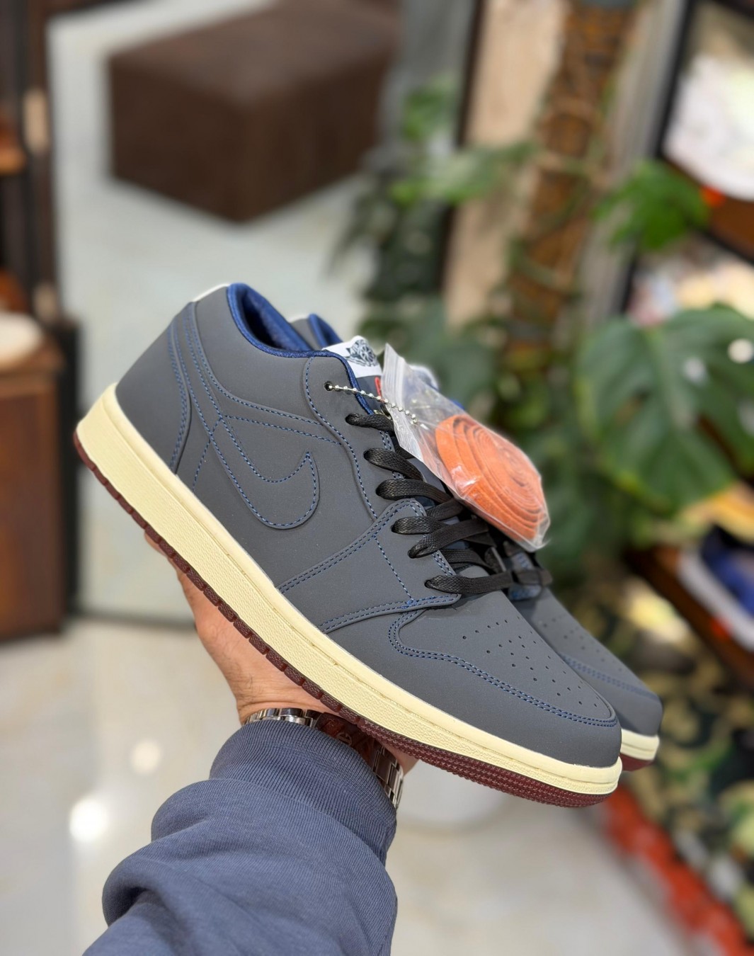 نایکی ایر جردن ۱ بدون ساق گلف میدنایت نیوی || Nike Air Jordan 1 Low Eastside Golf x Midnight Navy (کد ۸۳۶)