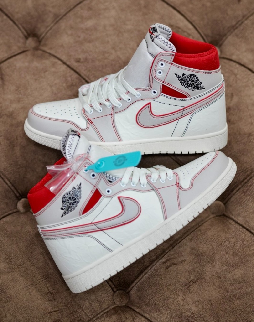 نایکی ایر جردن ۱ ساقدار گیم رد || Nike Air Jordan 1 High Game Red (کد ۸۶۵)