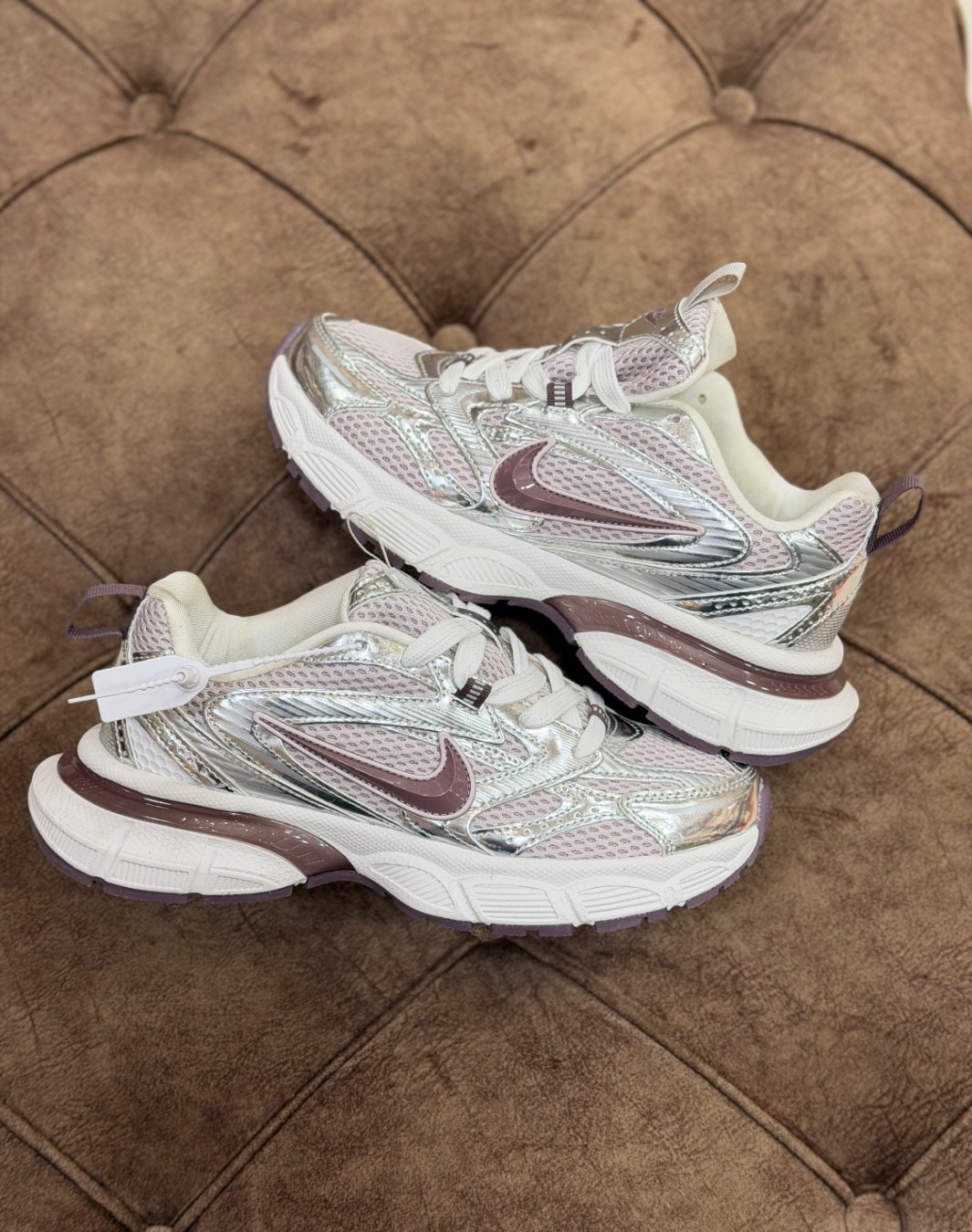 نایکی وی ۵ کی ران نقره ای شرابی || Nike V5K-6 Run Runtekk Silver Burgundi (کد ۸۷۲)
