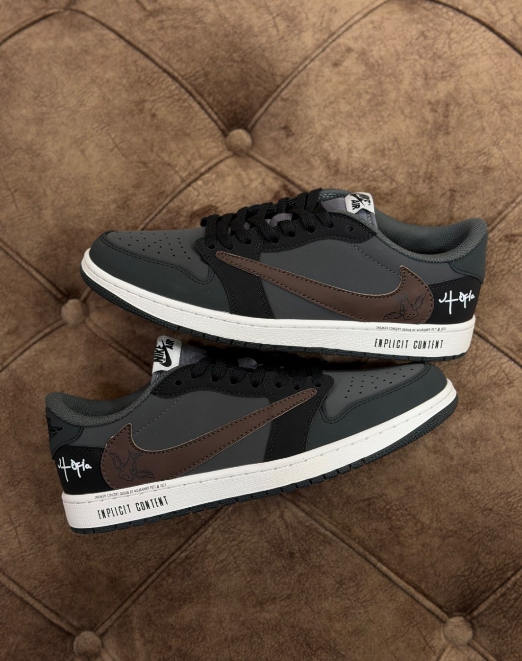 نایکی جردن ۱ ترویس اسکات یوتوپیا || Nike Jordan 1 Travis Scott Utopia (کد ۴۳۵)
