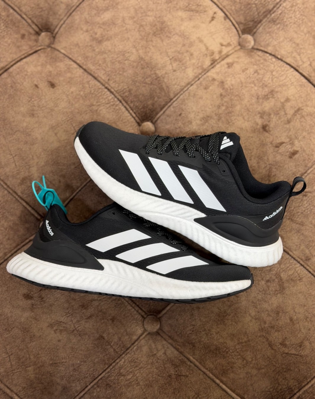 آدیداس بوست مشکی سفید || Adidas Boost Black White (کد ۸۶۰)