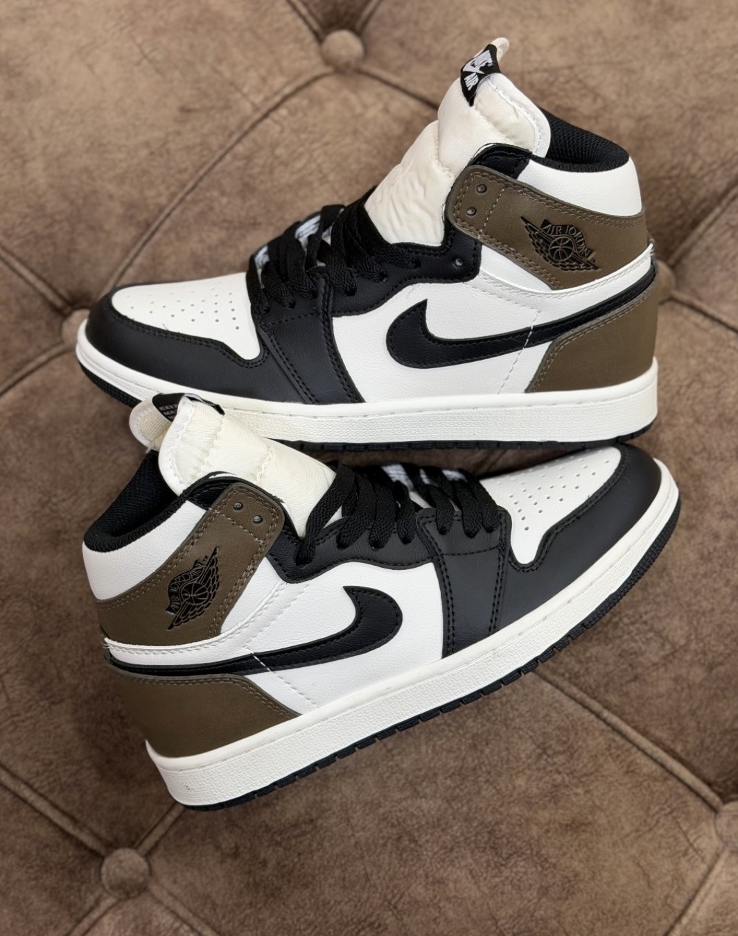 نایکی ایر جردن ۱ ساقدار دارک موکا || Nike Air Jordan 1 High Dark Mocha (کد ۸۴۳)