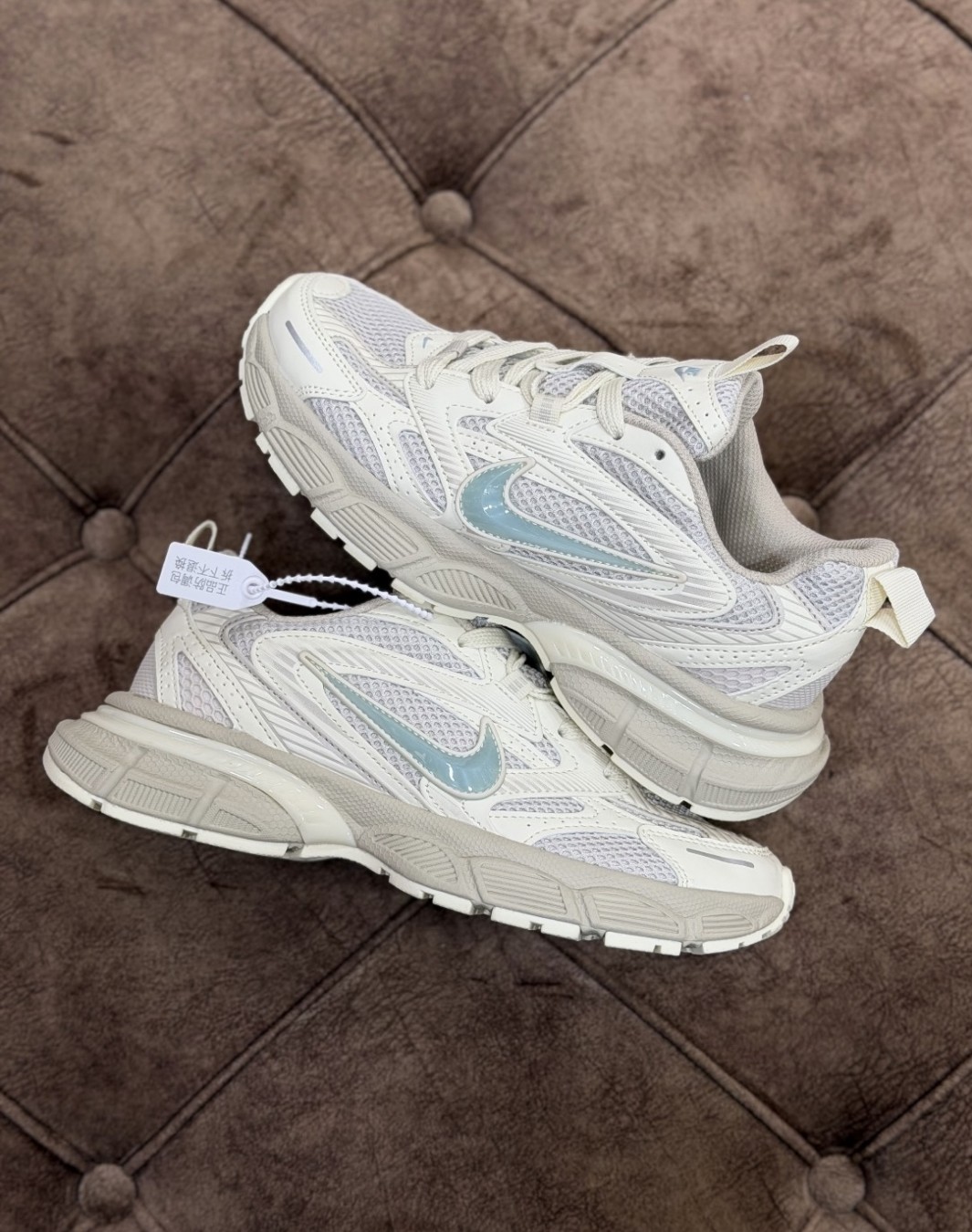 نایکی وی ۵ کی ران کرم آبی || Nike V5K-6 Run Runtekk Cream Ice Blue (کد ۸۰۶)