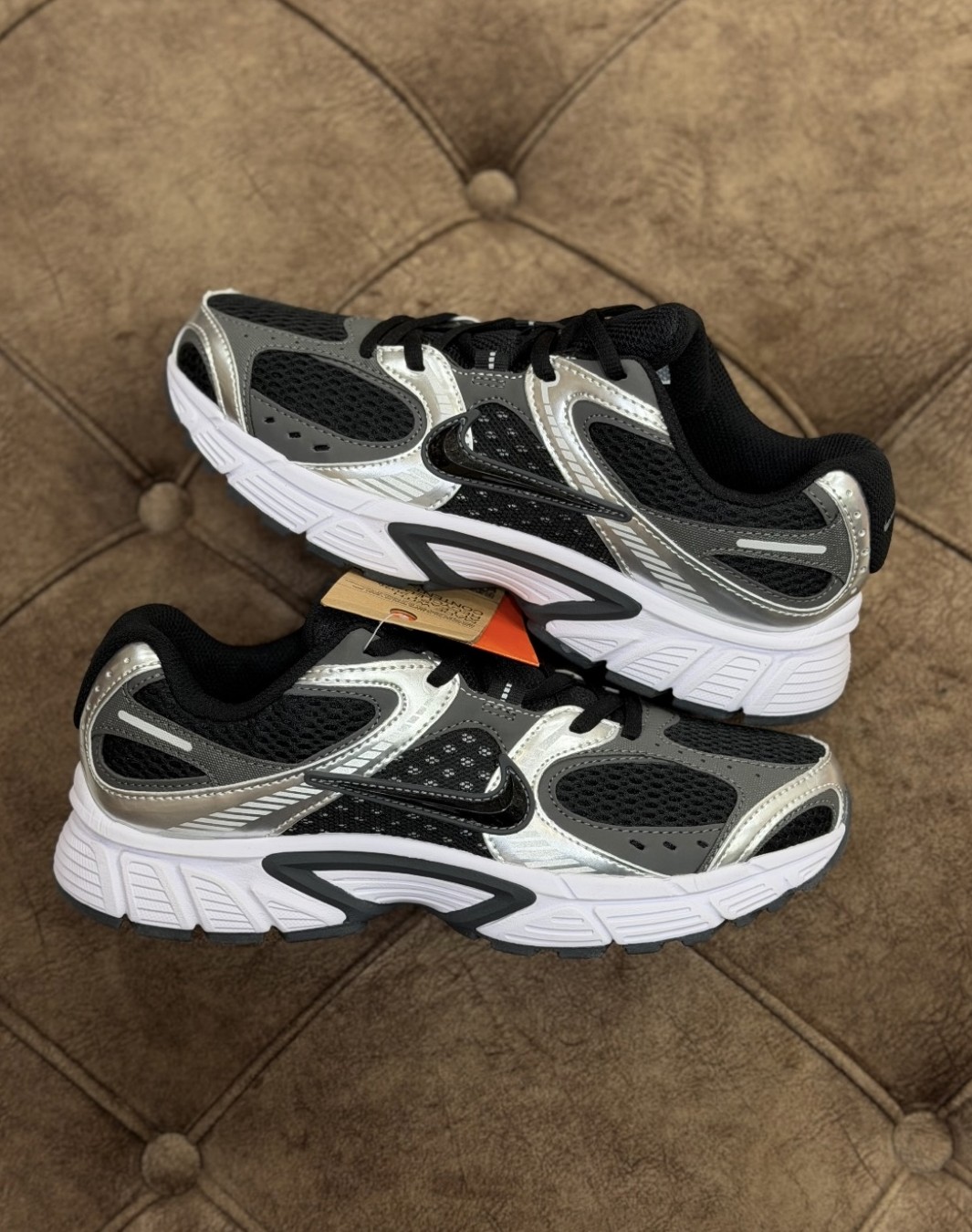 نایکی وی ۵ RNR مشکی نقره ای || Nike V5 RNR Black Anthracite Smoke gray (کد ۸۲۵)