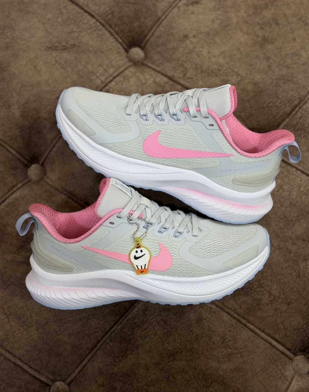 نایکی آلفا زوم پرو طوسی صورتی || Nike Alpha Zoom Pro Gray Pink (کد ۷۰۲)